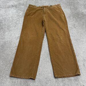 Banana Republic Emerson Corduroy Pants Mens 38x32 Brown Straight Cotton Casual